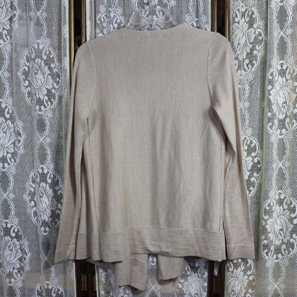 Ladies Extra Small  Beige Cardigan by Loft Brand-PM1 - Picture 5 of 5